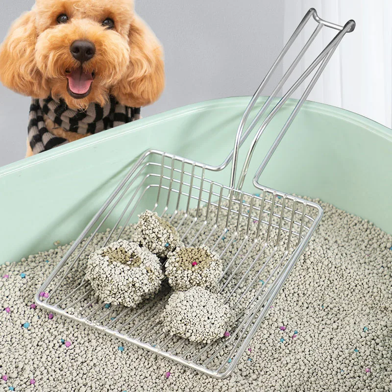 Strong Easy Cleanning Tool Pet Poop Shovel Smooth Stainless Steel 304 Metal Scoop Pooper Sand 1005008330973632