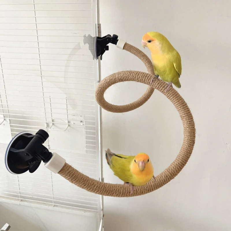 Parakeets Perch Bird Perches Standing Perch Suction Cup Folding Perch for Pecking Grinding Bird 1005008358819282