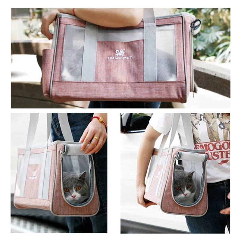 Cat Carrier Bag Breathable Transporter Pet Portable Puppy Single Shoulder Bags Travel for Cats Dogs 1005008367365651