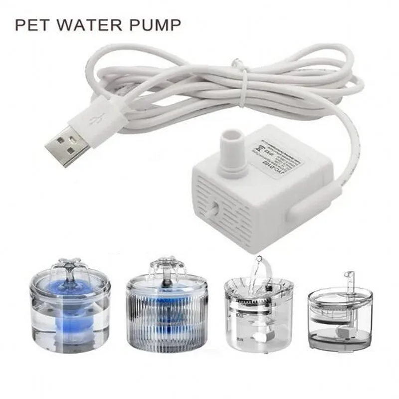 Pet Cat Water Pump Fountain Anti-Dry Burning Motor Replacement for Flowers Drinking Bowl Dispenser 1005008370874953