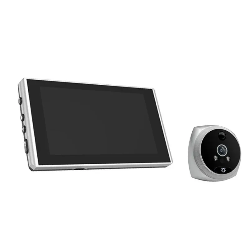 Motion Detection Monitor Cat Eye Doorbell Digital Video Peephole Camera 145 Degree Ultra (4.5 Inch) 1005008387899894