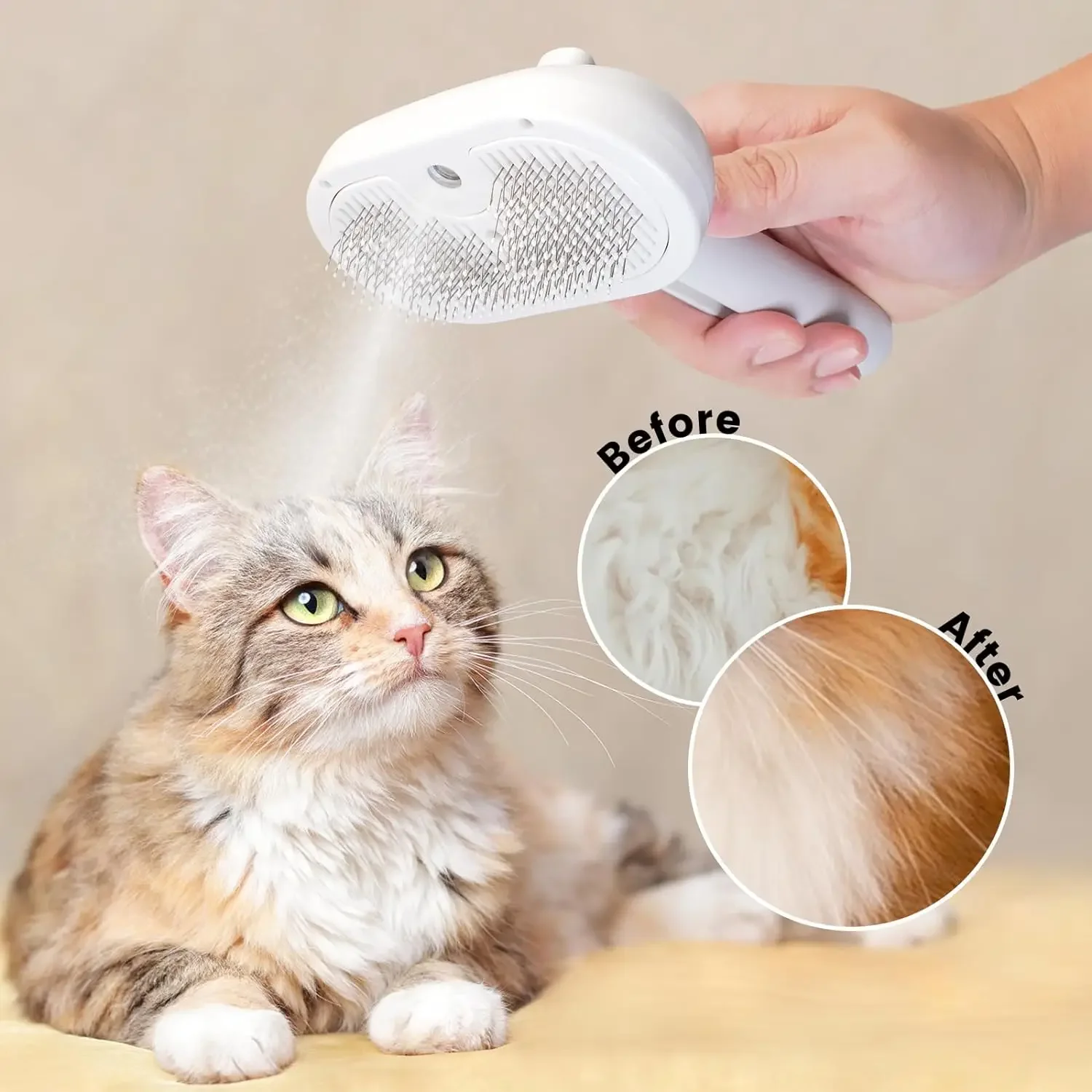 Pet Spray Grooming Comb Remove Floating Hair Fluffs Hair Water Steam Styling for Dogs Cats 1005008393576680