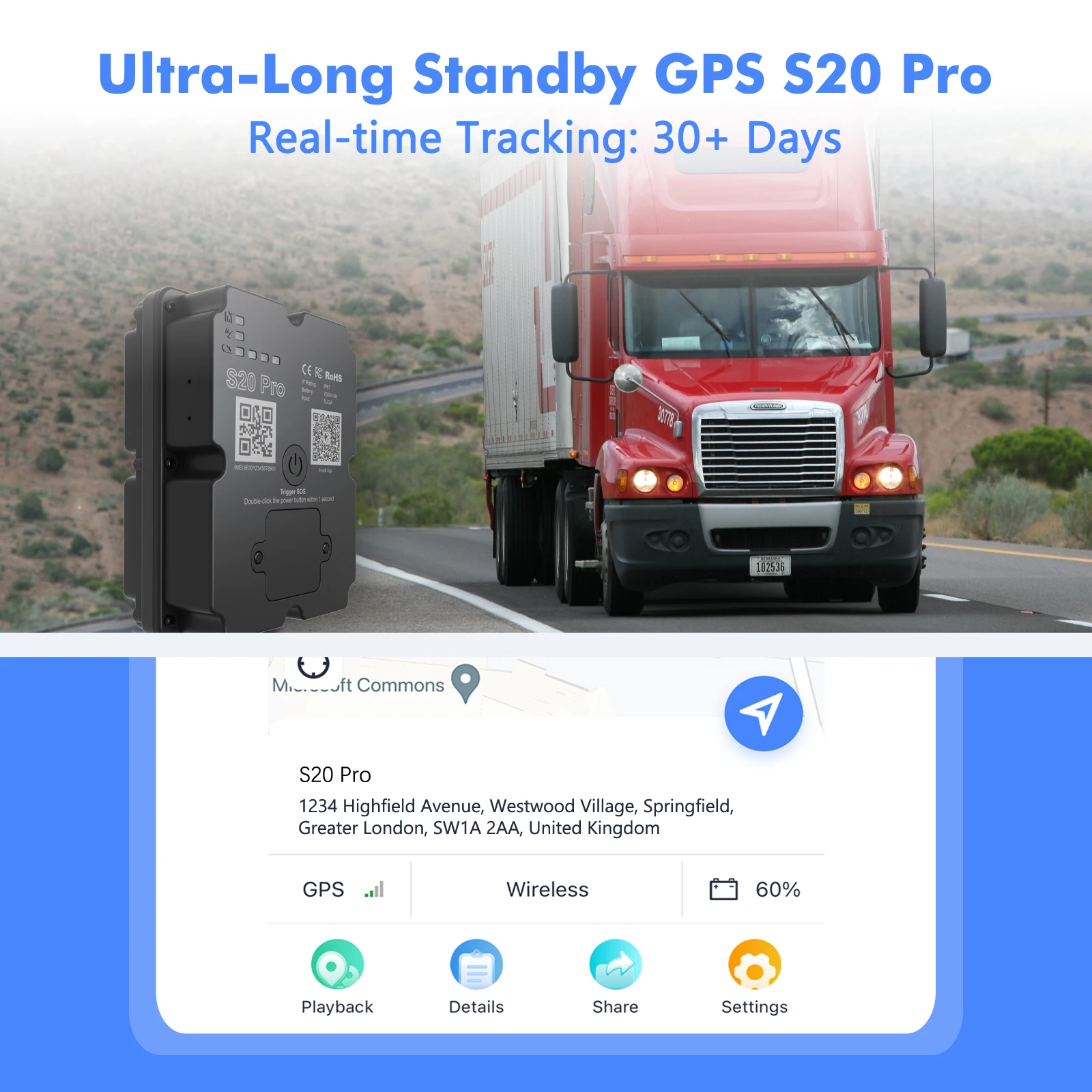 GPS Tracker for Car Motorcycle (4G) 1005008404471165