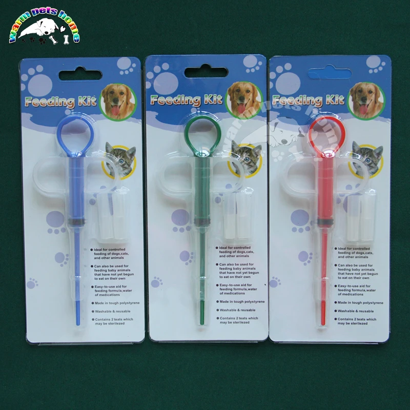 Pet Medicine Feeder Cat Tablet Syringe Feeder Soft Tip Dual Purpose Pill Shooter Pet 1005008419426258