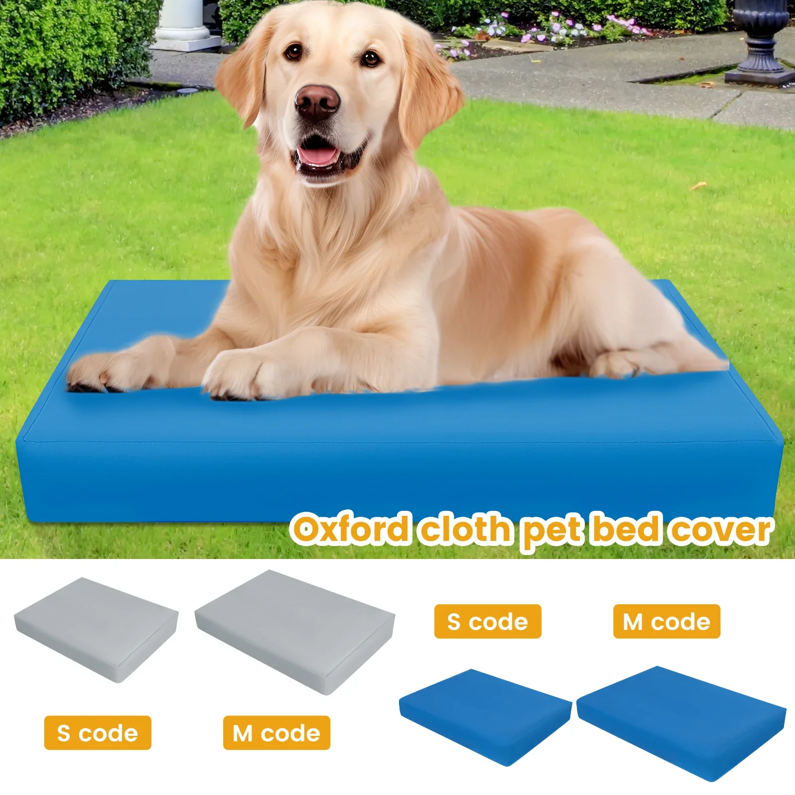 Dog Bed Cover Oxford Cloth Waterproof Protector Cover with Zipper Removable Dog Bed Liner 1005008420018204