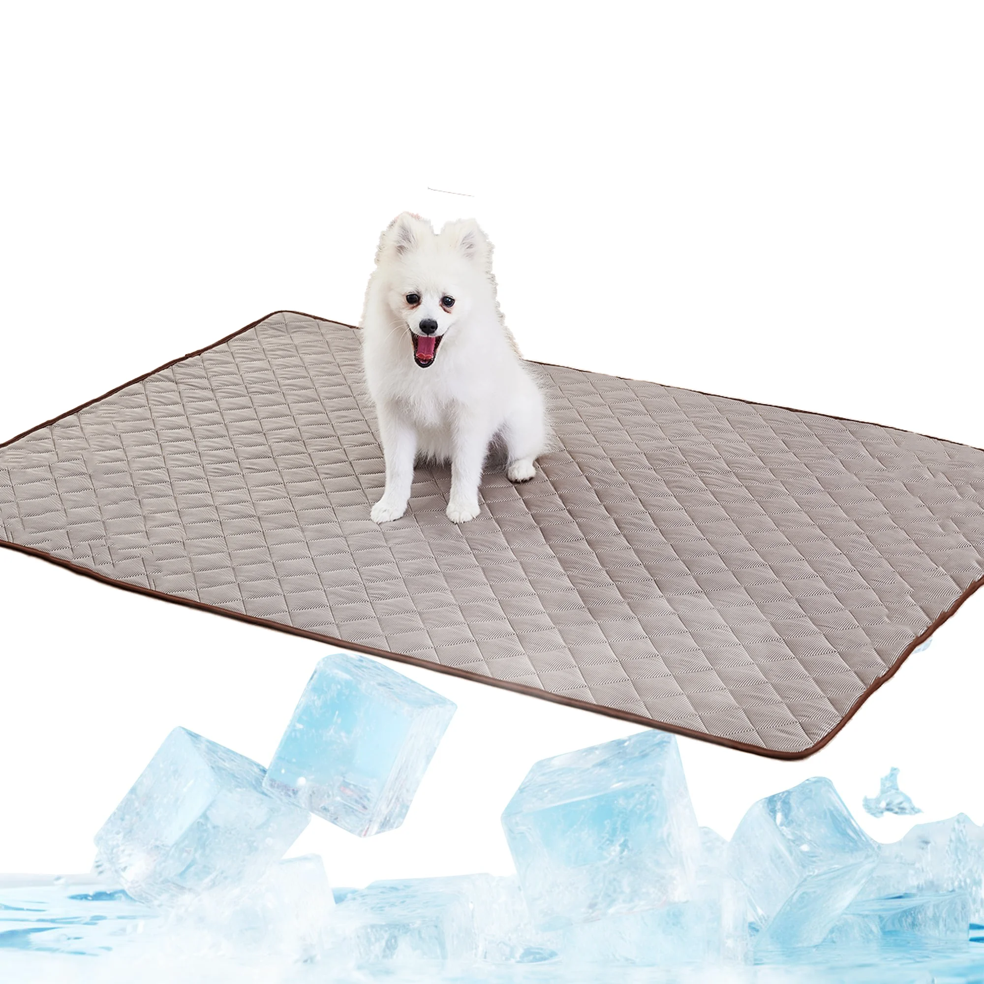 Pet Cooling Mat Dog Cat Sleeping Pad Cool Ice Silk Moisture-Proof Mattress Cushion Summer Small 1005008444863881
