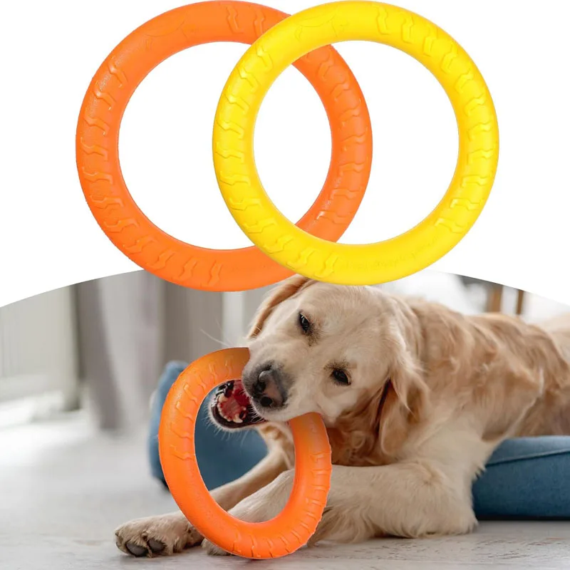 Dog Ring Toys Indestructible Chewing Flying Floating Training Tools Fetch for Small Medium Large 1005008444978026