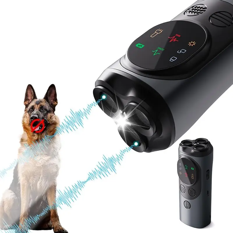 Dog Repeller Ultrasonic Dog Trainer Anti Barking Training Device Rechargeable High Power Dog 1005008452970435