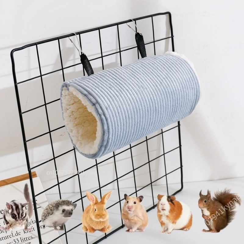 Hamster Cage Ferret Tunnel Hammock for Rat Warm Hamster Tube Toy Hanging Bed Cage for Hamster 1005008464087037