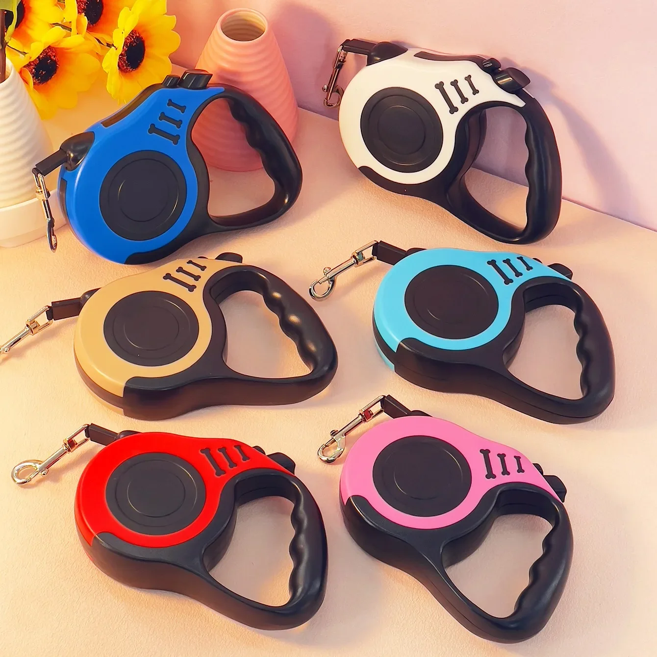 5m Dog Leash Strong Nylon Puppy Lead for Small Medium Large Dogs Cats Automatic Retractable (3m) 1005008480050320