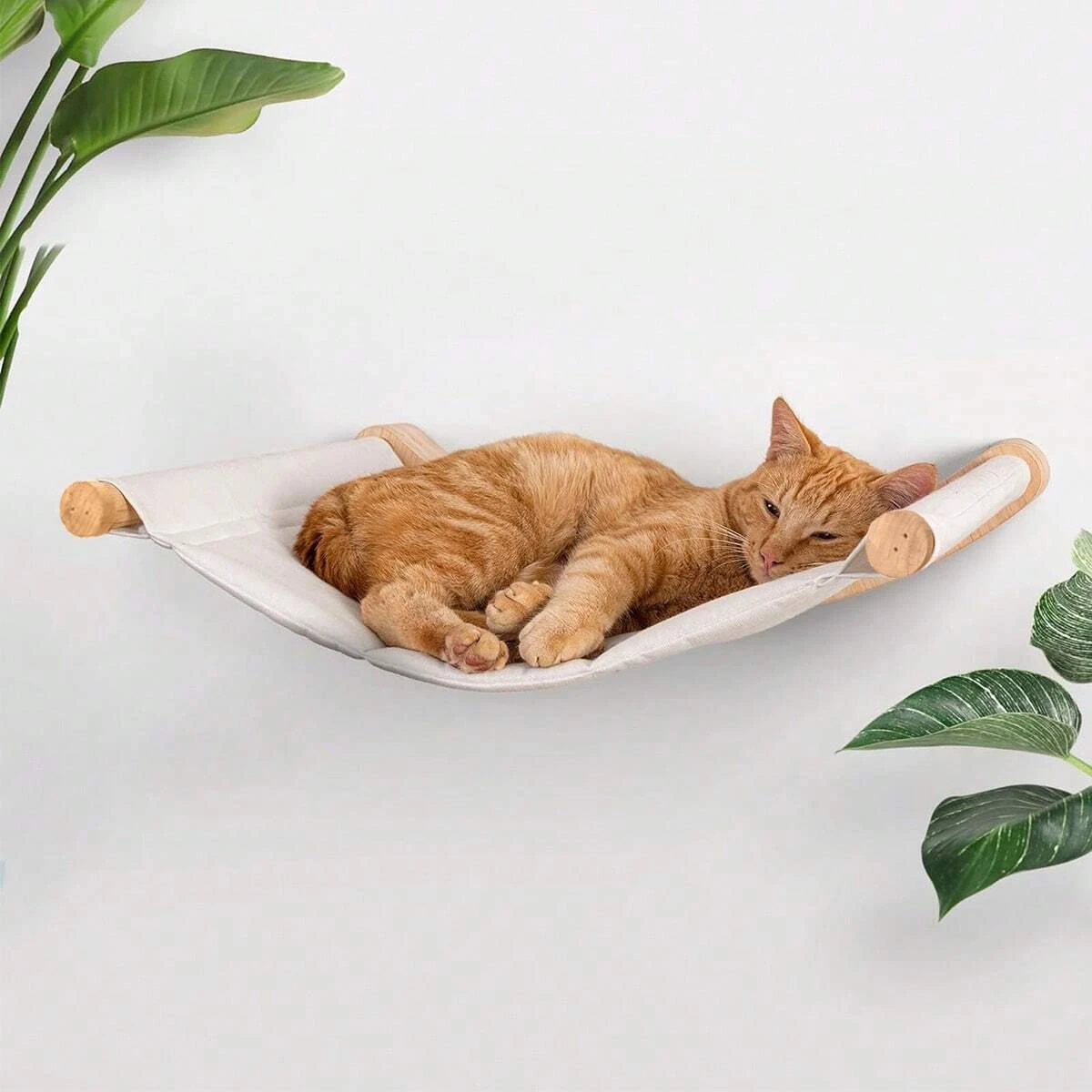 Cat Wall Hammock Mounted Kitty Bed Funiture with Stable Shelves and Perches for Sleeping Playing 1005008484297476