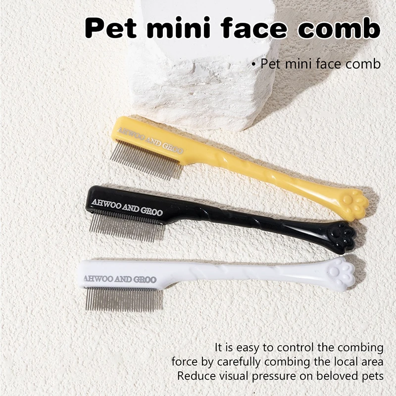Pet Facial Cleaning Comb Set Remove Tear Stain Eye Droppings Cat Claw Comb Dog Hair Trimmer 1005008494168088