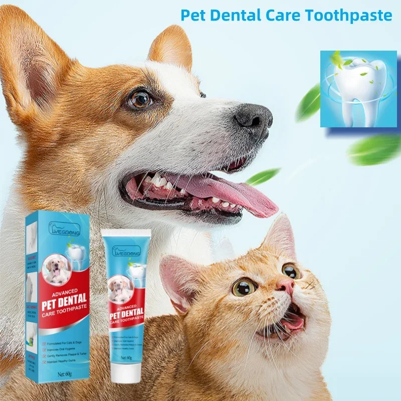 Yegbong Pet Toothpaste for Dogs Fresh Breath Oral Cleaning Bad Breath Dental Plaque Cleaning Cat 1005008498418191