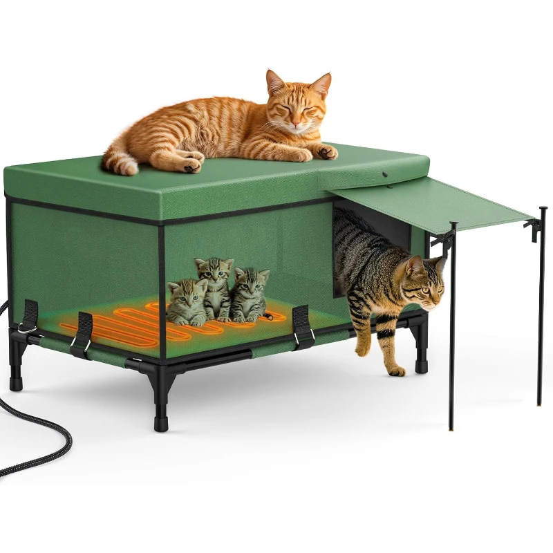 Large Space Cat Nest Warm Room Outdoor Heating Insulation Sunshade Cat Beds Foldable Pet Bed 1005008503899540