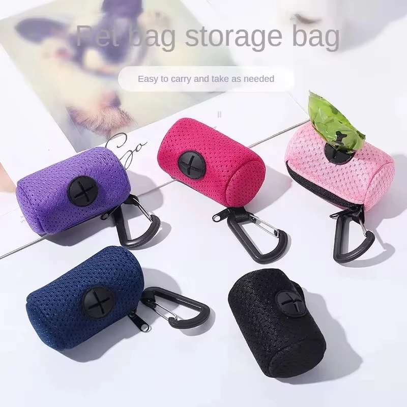 Dog Poop Bag Carrier Portable Pet Waste Bag Dispenser Hangingable Dog Garbage Holder Poo Bags 1005008521623039