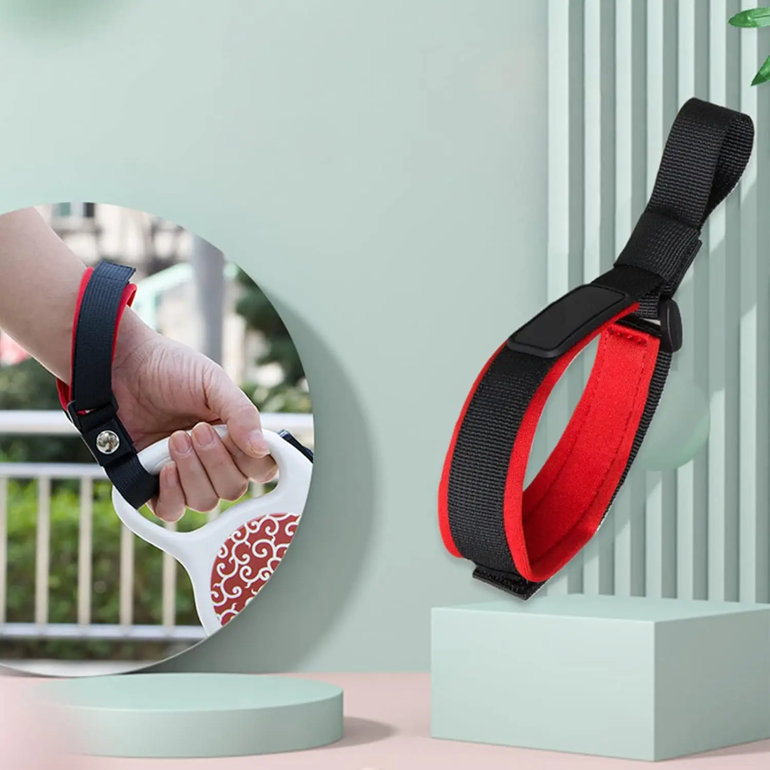 Retractable Dog Leash Add-On Accessory, Hand and Wrist Strap, for Greater Comfort 1005008523818319