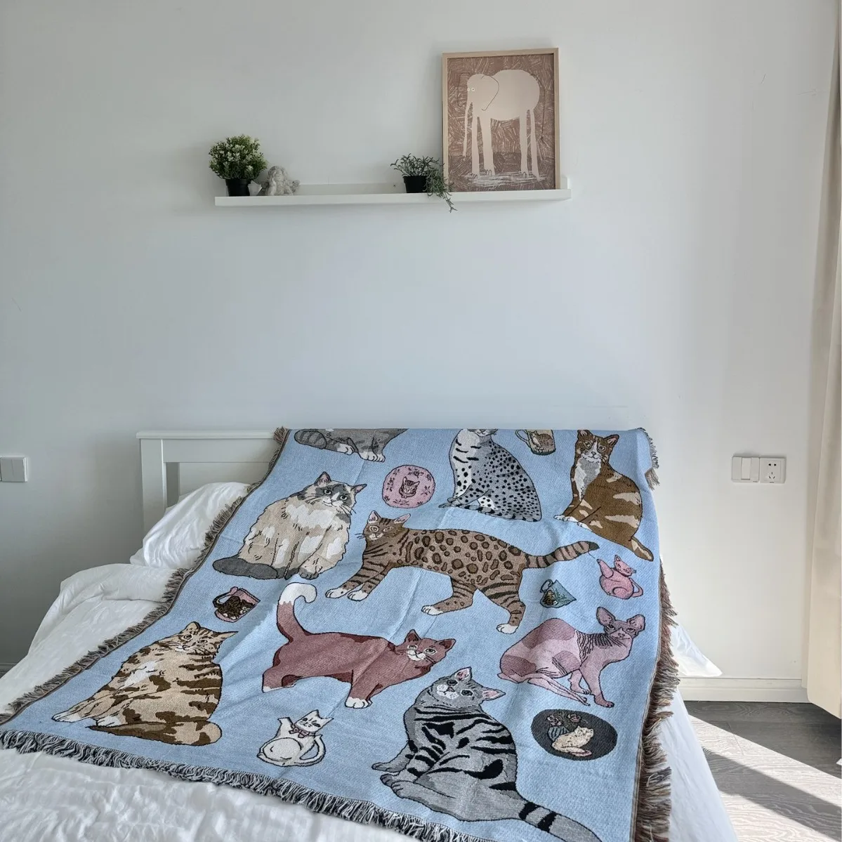 New Animal Sofa Blanket Cute Cats Dog Home Decoration Cover Cartoon Camping Blanket Picnic Mat 1005008523993073