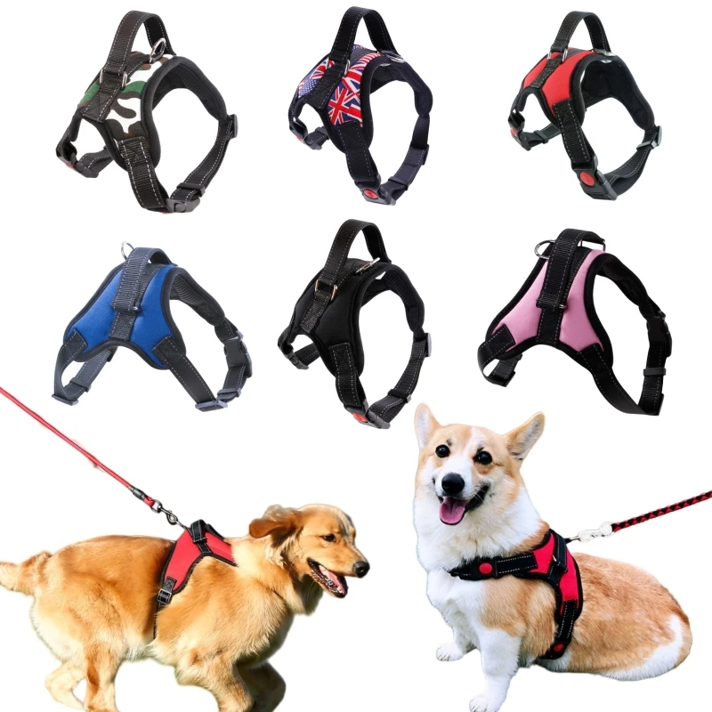 Small Medium Large Dog Harness Strong Vest for Dogs Pet Shop Everything Golden Retriever Chihuahua 1005008534021085