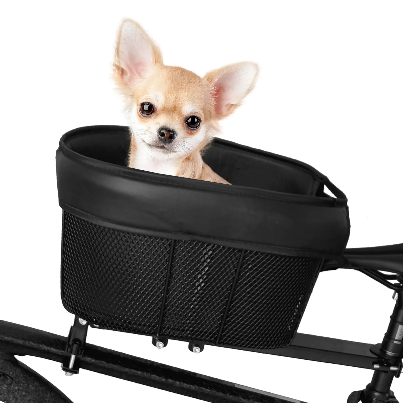 Dog Cycling Basket Shopping Portable Cat and Carrier for Front Crossbar with Sponge Liner Safety 1005008541453077