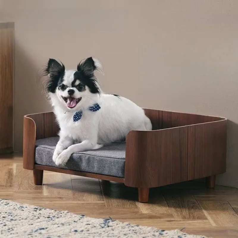 Cat Dog Bed Wooden Kennel Indoor Pet Furniture Floor Modern Simplicity Ceiling Comfortable Durable 1005008542298931