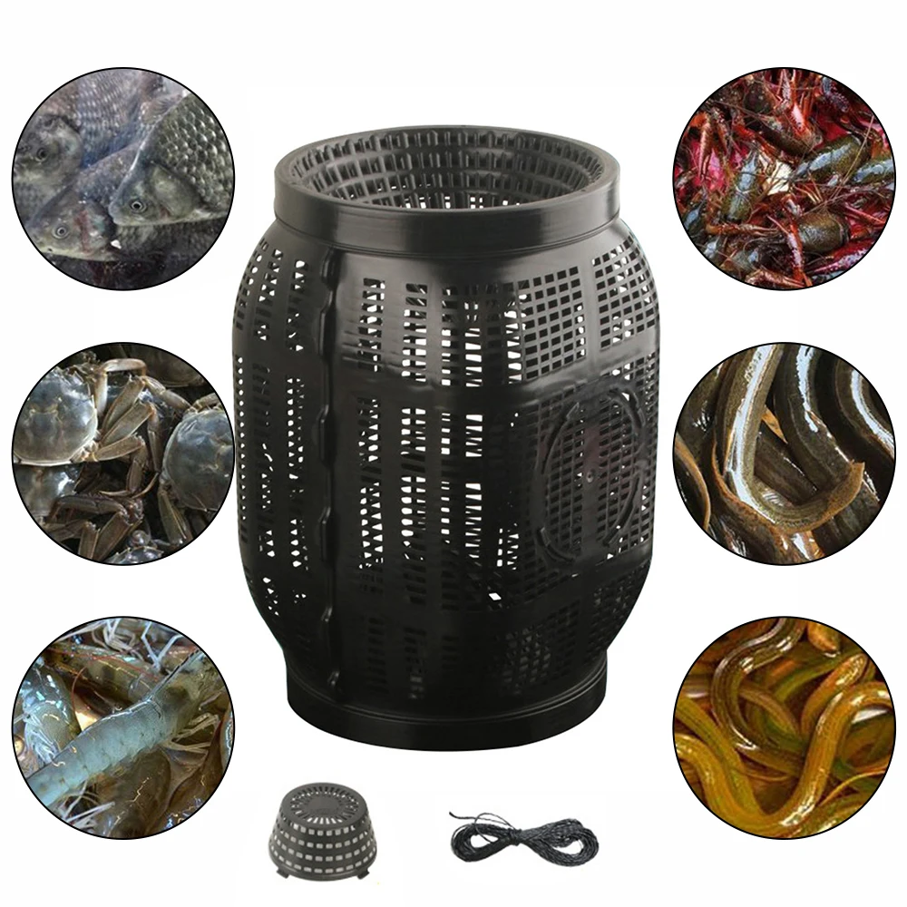 New Fishing Cage Durable High Large Round for Escape-Proof Design Outdoor Hunting Pesca 1005008542695052