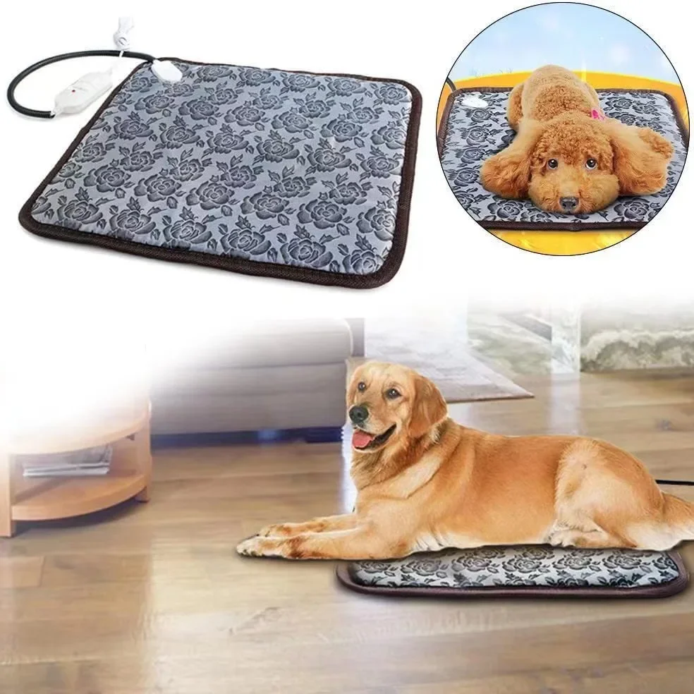 Pet Heated Mat Dog Temperature Adjustable Dog Heating Pad Waterproof Electric 3 1005008543889042