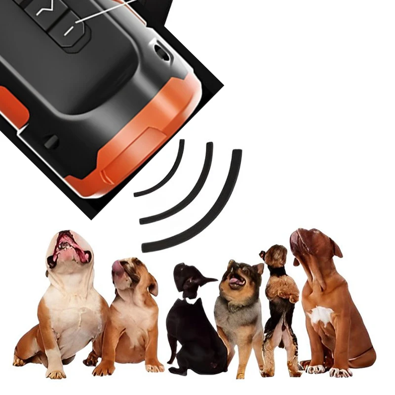 Pet Dog Repeller Ultrasonic Dog Training Device Rechargeable Anti Dog Bark Deterrent Device 1005008551431921