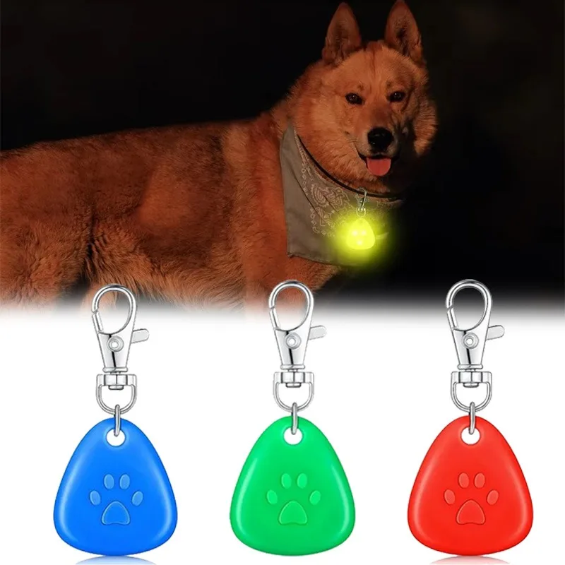 Led Pet Pendant Luminous Dog Tag Waterproof Dog Collar for Outdoor Walking Safety Walking a Dog 1005008557116818