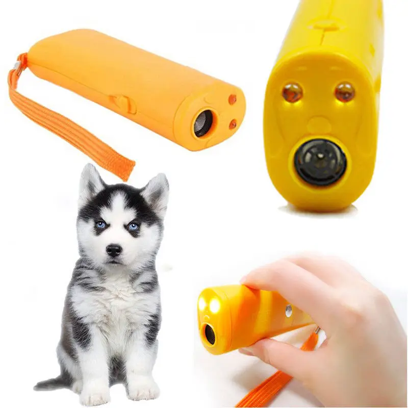 Pet Dog Repeller Anti Barking Stop Bark Training Device Trainer LED Ultrasonic 3 in 1 1005008559315478