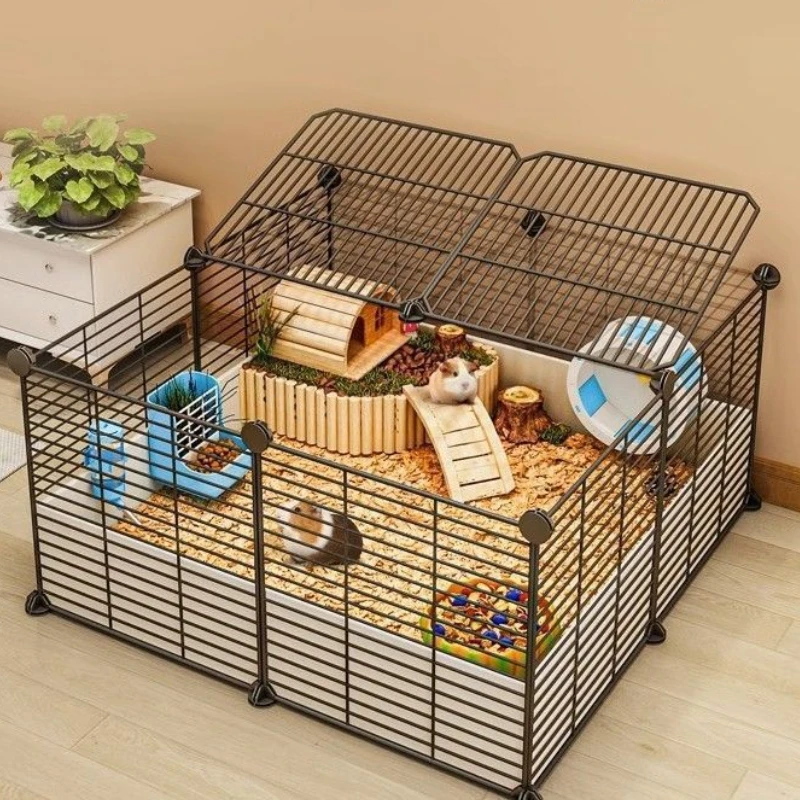 Hamster Cage Home Luxury Large Space Suitable for Multiple Pets Indoor Durability Free Landscaping 1005008575632000
