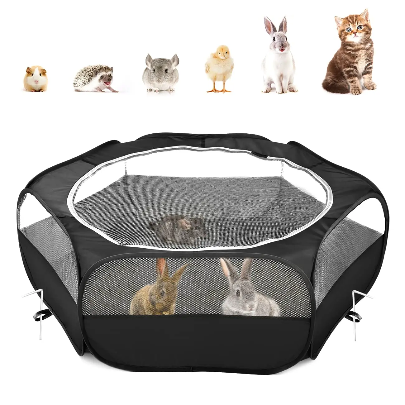 Pet Playpen for Cat/Rabbit/Hamster/Guinea Pig/Bunny/Ferret/Kitten Toys Chick Brooder Box Cage Tent 1005008580194932