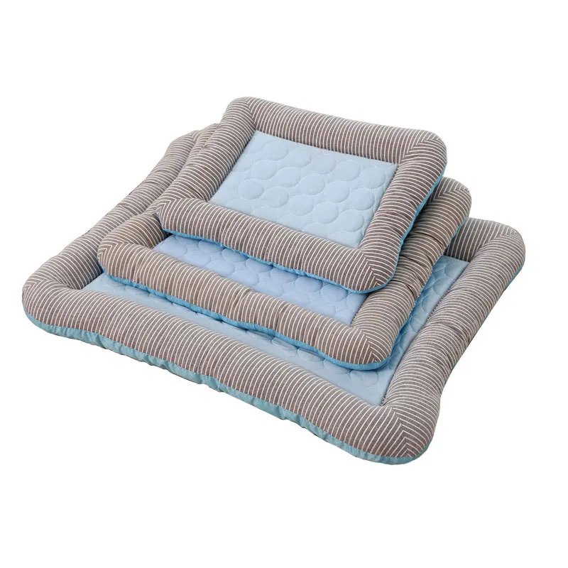 Cooling Pet Bed for Dogs House Dog Beds Large Pets Products Puppies Mat Cool Breathable Cat Sofa 1005008589033094