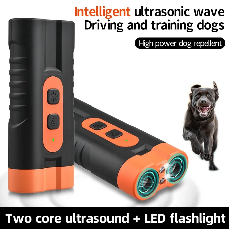 Dog Repeller Portable Ultrasonic Deterrent Handheld Anti-Barking 3in1 Training Device Repel Animals 1005008594001909