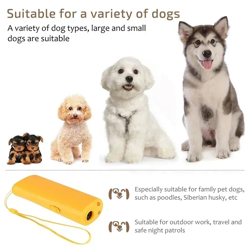 Anti Barking Ultrasonic Without Battery Pet Dog Repeller Stop Bark Training (3 in 1) 1005008598587447