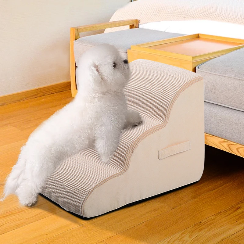 Pet Dog Ladder 3 Steps Stairs Cat Dog Stairs Ramp Removable Dog Ramp Suitable for Elderly Dogs 1005008606099440