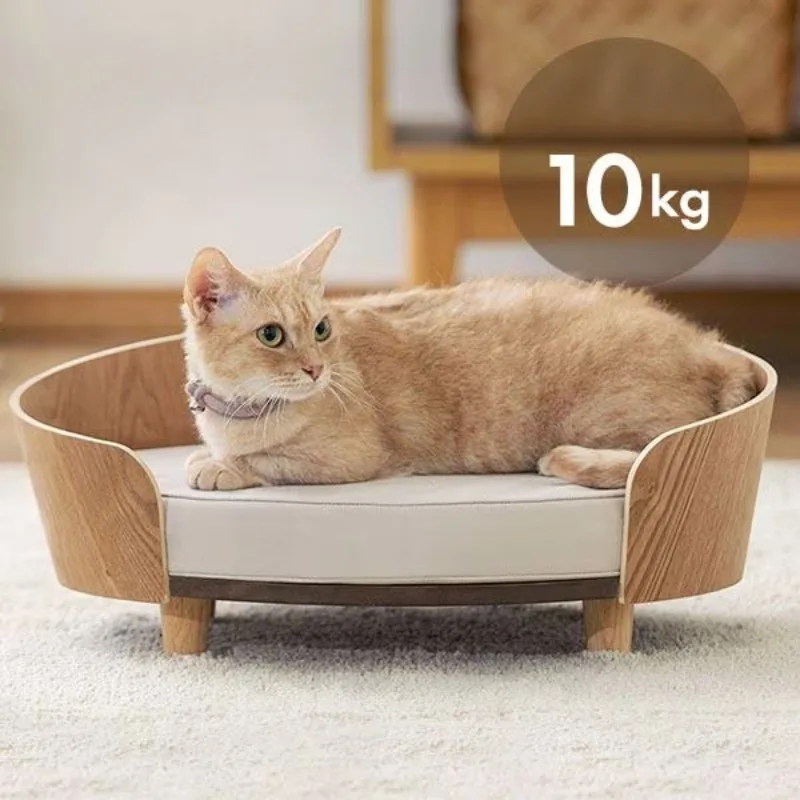 Wooden Pet Beds Mats and Furniture Indoor Cat House Soft Luxury Skidproof Cats Bed Sofa Comfortbale 1005008613254210