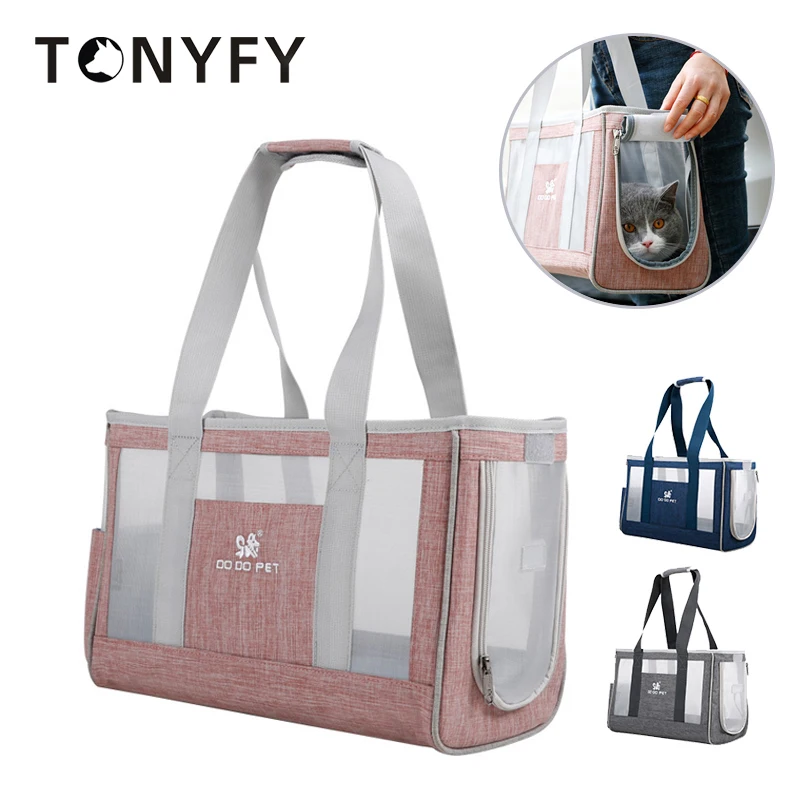 Cat Carrier Bag Transporter Portable Breathable Pet Dog Single Shoulder Bags Light Portable Dog 1005008613494312