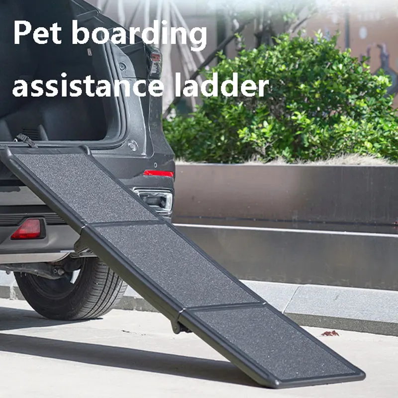 180/107cm Long Folding Pet Ramp Stair for Cars Trucks & Suvs -Fits Large Dogs with Side 1005008613625766