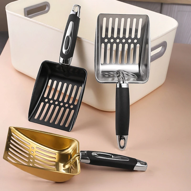 Cat Sand Cleaning for Dog Clean Feces Supplies Litter Shovel Pet Cleanning Tool Products Metal Long 1005008617400324