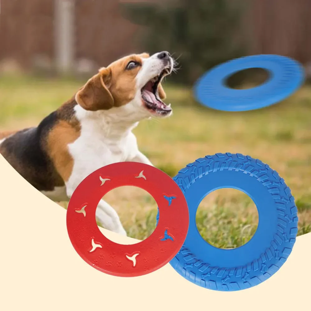 Funny Dog Toys Interactive Throwing Flying Disc Outdoor Training Toy Bite Resistant Puppy Chew Toys 1005008618378318