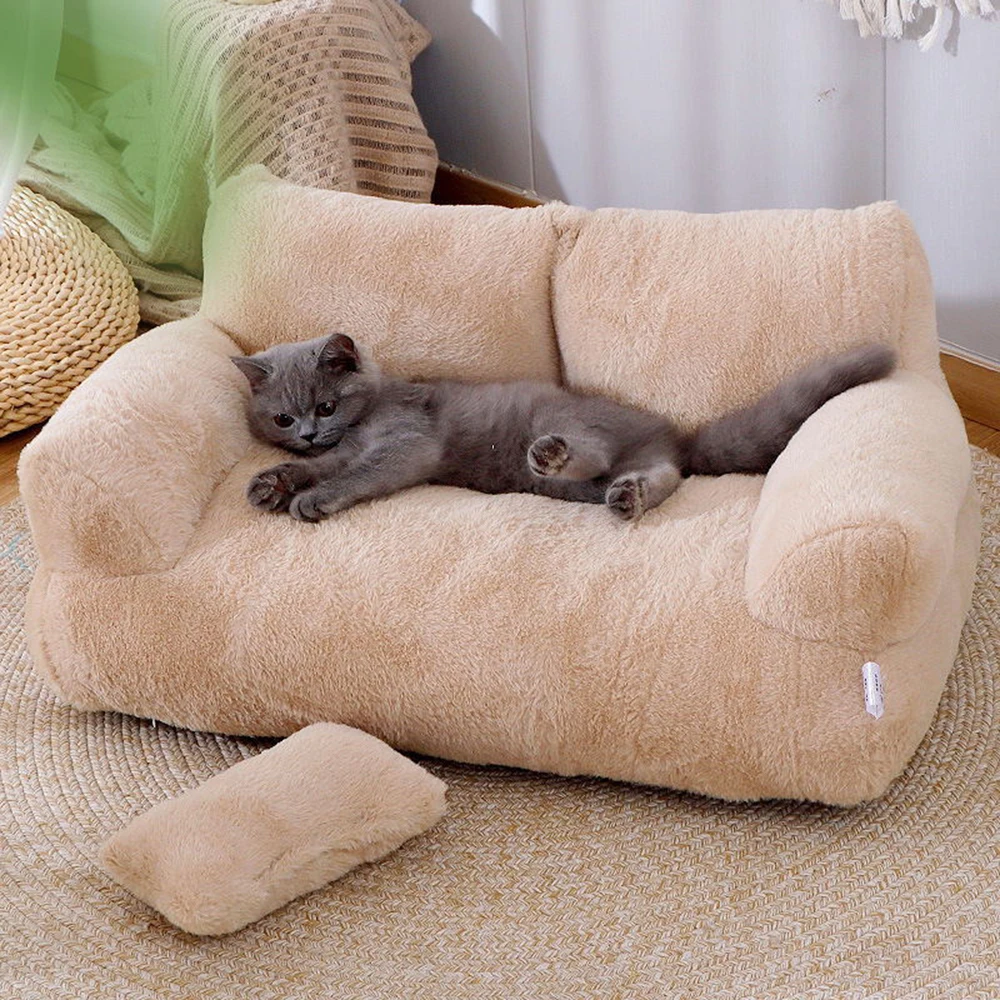 Pet Cat Sofa Detachable Washable All-Season Universal Dog-Friendly Soft Comfortable Couch For (1PC) 1005008618520221