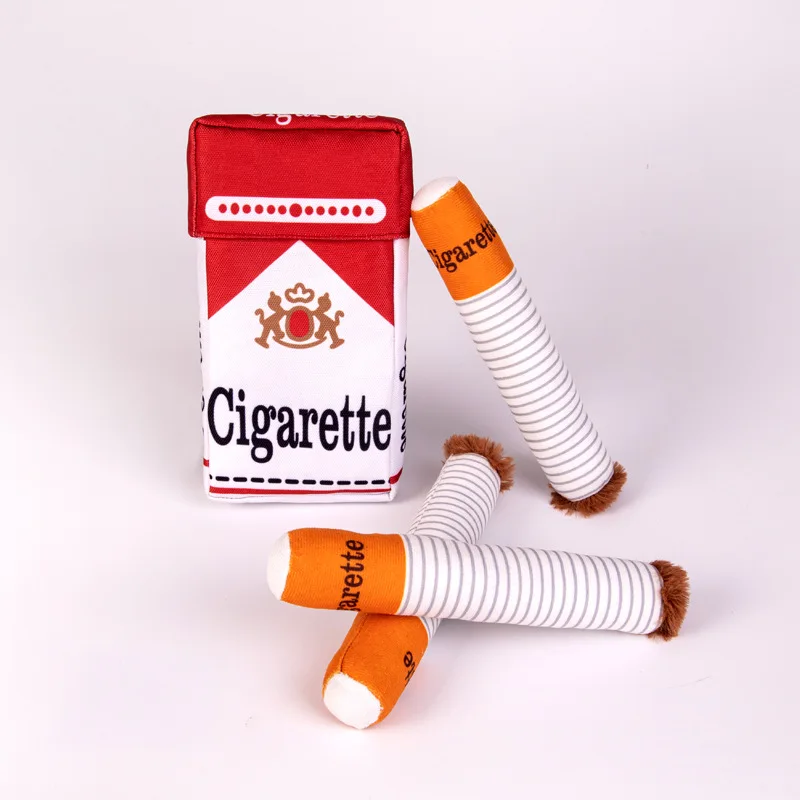 Cigarettes Dog Toy Imitation Cigar Chew Toy Interactive Plush Dog Funny Stuffed Dog Toys 1005008618602577