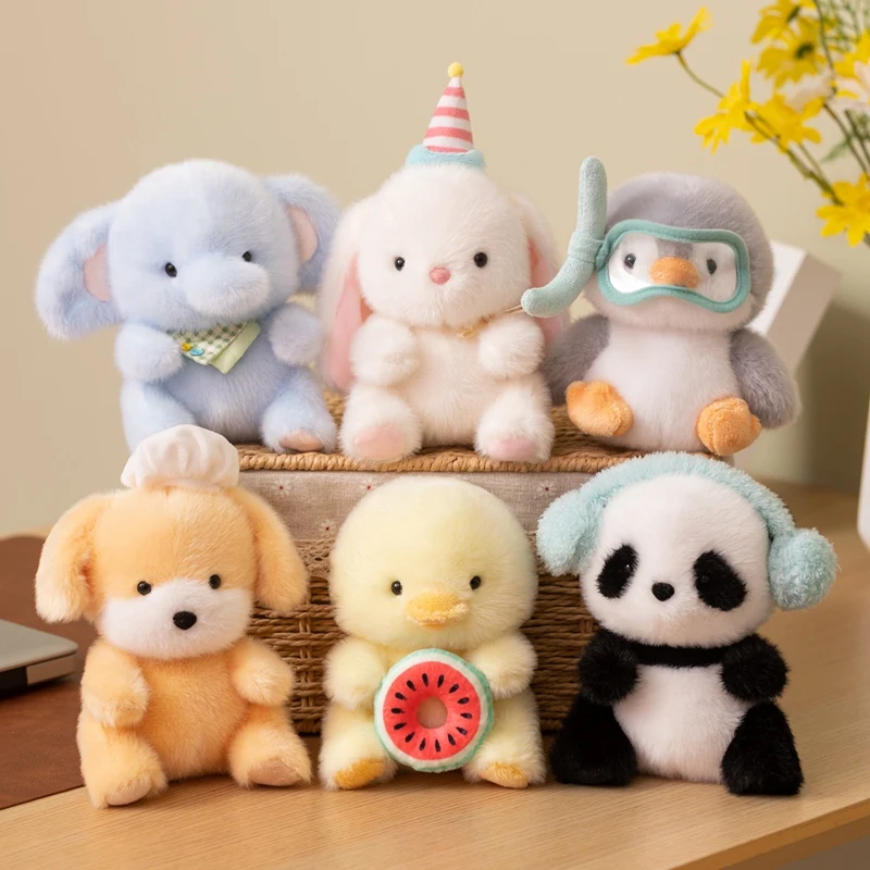 New Perfumed Plushies Mini Cute Stuffed Animal Dog Elephant Duckbill Panda Bunny Plush Toys Kawaii 1005008623973970