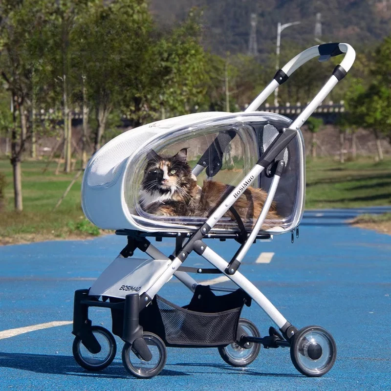 Portable Pet Stroller Folding Disassembling Cat Carrying Outdoor Windproof Rainproof Cat Bag 1005008633255608