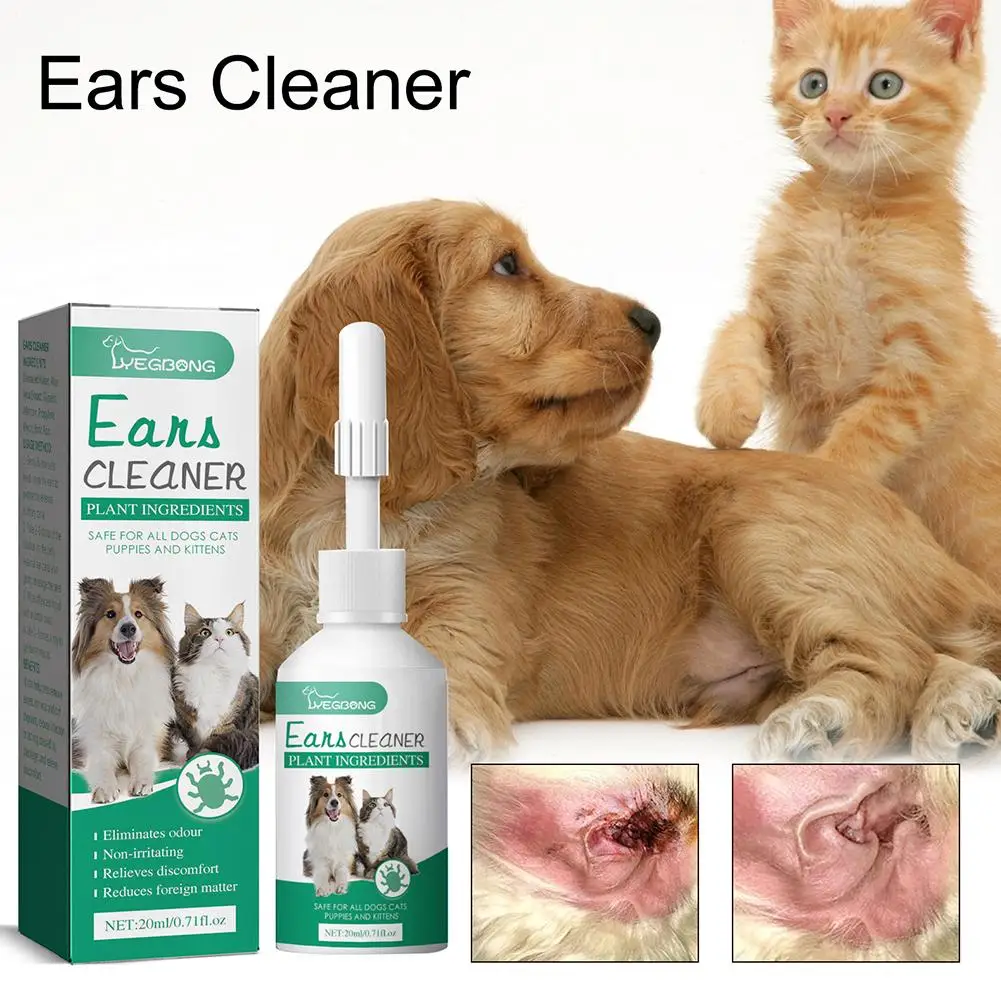 Pet Flea Killer Drops Anti Fleas Cat Tick Lice Mite Removal Relieve Itching Dogs Ringworm (20ML) 1005008633664730