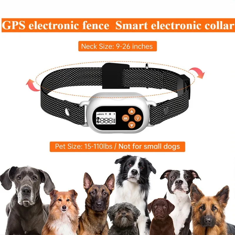 Smart GPS Pet Electronic Fence Wireless Enclosure Waterproof Outdoor Training Collar for Dogs 1005008639111778
