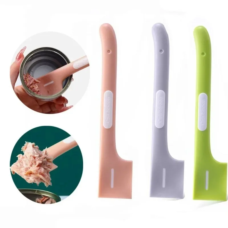 Pet Food Scoop & Sealing Lid, Long Handle Spoon for Feeding & Mixing (3 In-1) 1005008641747383