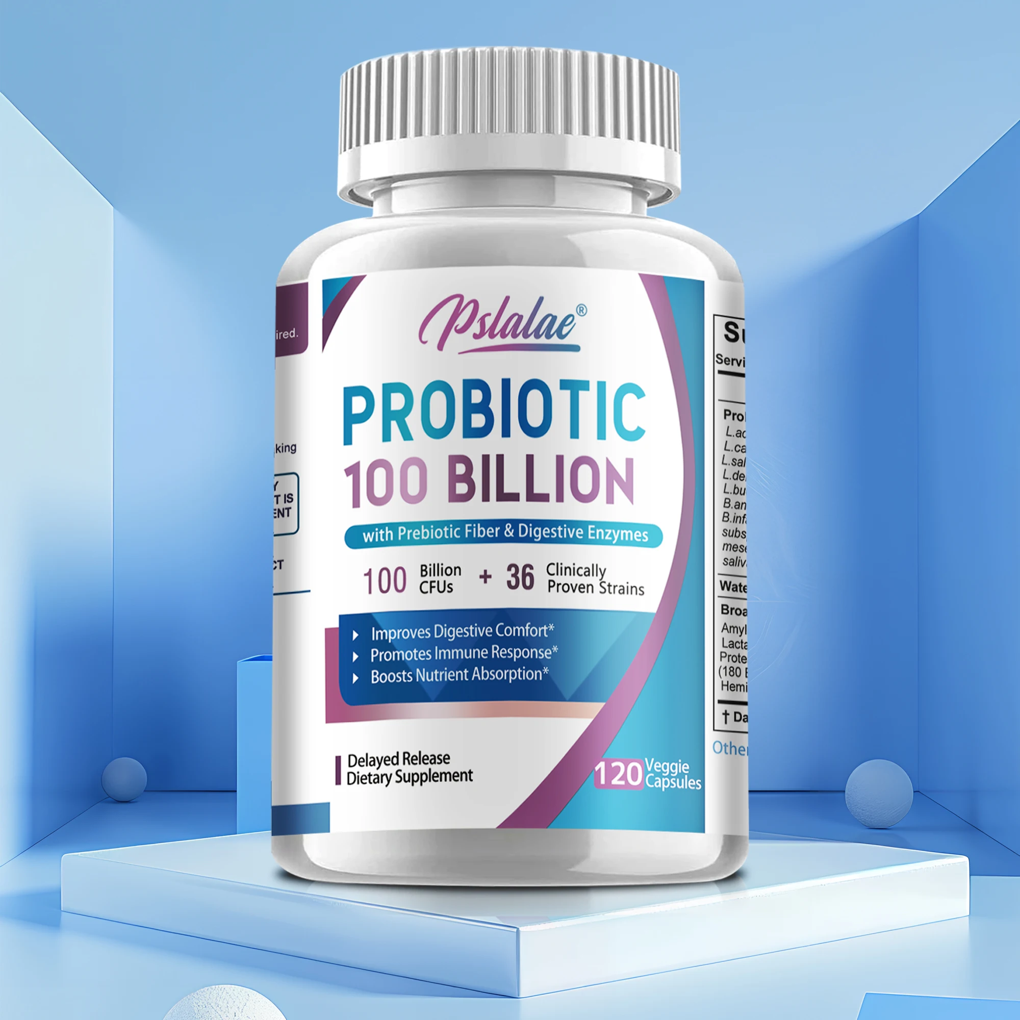 Probiotics 100 Billion, Help with Intestinal Health, Nutrient Digestion, Weight Management 1005008654043249