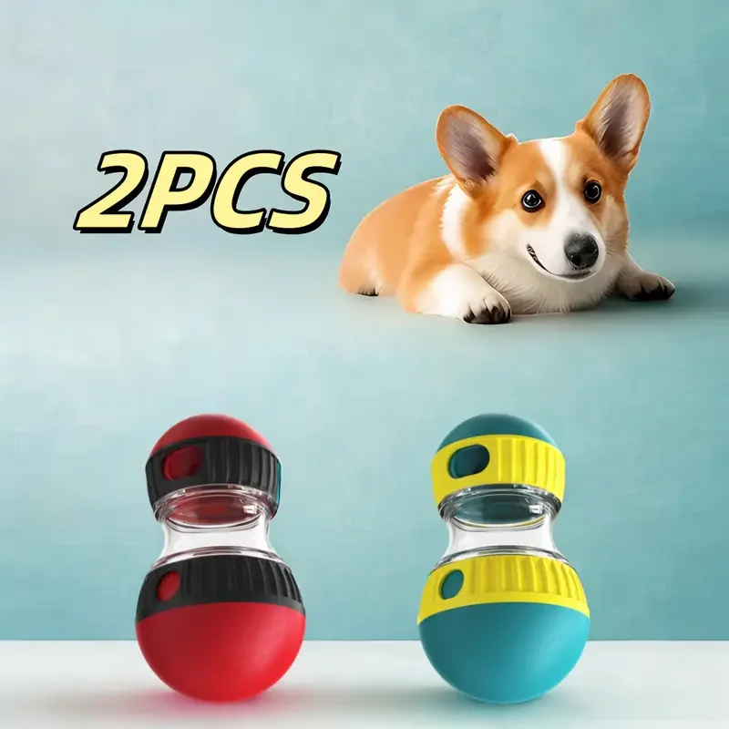 2pcs Interactive Slow Food Dog Toys, Interactive Dog Puzzle Toy, Adjustable Dog Snack Toy Balls, Keep Dogs Mentally Excited 1005008654063695