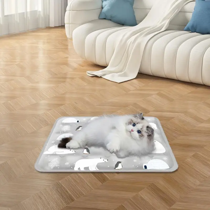 Dog Cooling Mat Indoor Chill Pet Pad 16x20 Inch Self-Cooling Dog Sleep Mat Washable Portable 1005008654481781